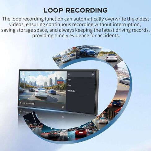 Largest 11.5" Portable Apple Carplay Screen for Car, 4K Wireless Car Play & Android Auto, Upgrade Touchscreen with Dash Cam, App Control/Loop Recording/Backup Camera/Mirror Link/GPS/FM in Saudi Arabia