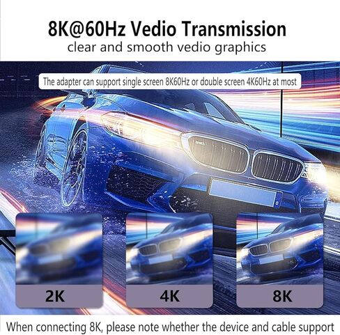 محول USB C 90 درجة، محول الزاوية اليمنى USB C مع شحن فيديو 40 جيجابت في الثانية PD 240 وات 8K@60 هرتز، متوافق مع سطح البخار والمحول والواقع الافتراضي والمزيد من الأجهزة من النوع C (5 قطع) in Kuwait