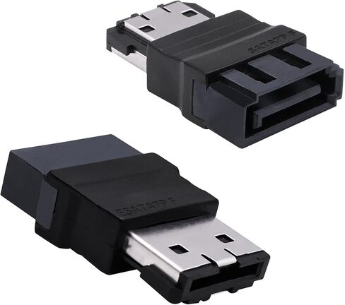 محول SATA 7Pin إلى ESATA SATA ذكر إلى ESATA 7Pin أنثى موسع تمديد محول للقرص الصلب SSD -2 قطعة in Kuwait