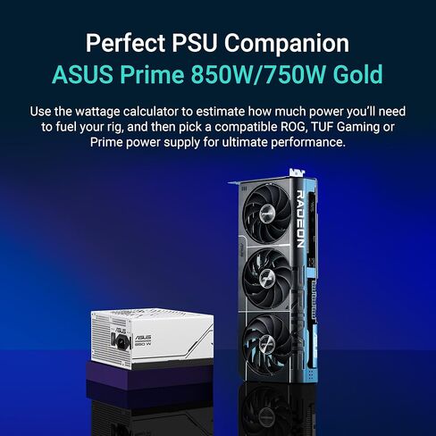 ASUS Prime Radeon™ RX 9070 XT OC Edition Graphics Card, AMD (PCIe 5.0, HDMI/DP 2.1, 2.5-Slot Design, Axial-tech Fans, Ball Bearings, Dual BIOS, GPU Guard) (Renewed) in Saudi Arabia
