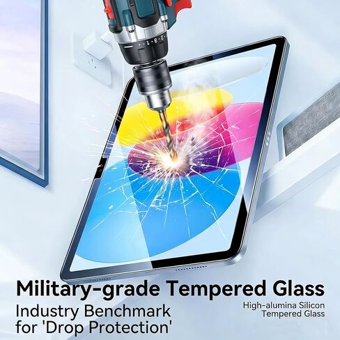 2 Pack Screen Protector for iPad A16 11th 2025 [11 Inch] /10th Generation 2022 [10.9 Inch],9H Tempered Glass with Easy Install Tray, Bubble-free,HD Clear,Anti Fingerprint, Scratch Resistant (iPad (11th / 10th Gen) in Saudi Arabia