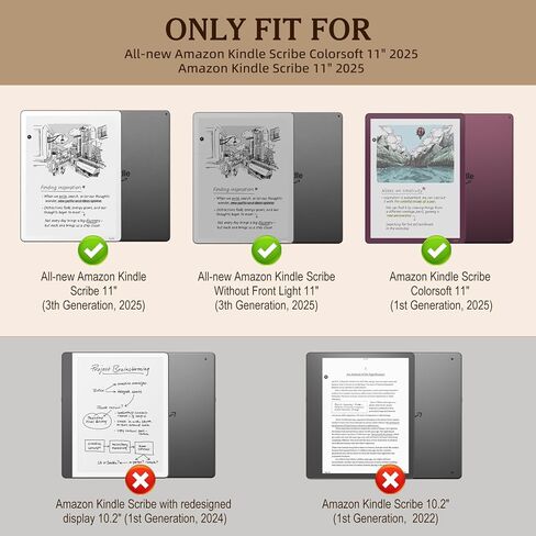 TiMOVO 3 Pack Screen Protector for 11" Kindle Scribe 3rd Generation 2025 and Kindle Scribe Colorsoft, Anti-Glare PET Matte Protective Film, Write and Draw Like on Paper in Saudi Arabia
