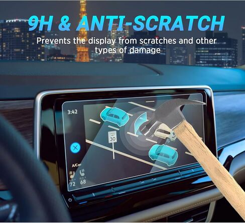 Screen Protector Compatible with 2024 2025 2026 Volkswagen Atlas Accessories, 12 Inch GPS Navigation Tempered Glass Protective Film Anti-Scratch Infotainment Foils in Saudi Arabia