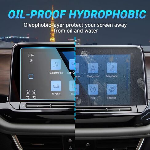 Screen Protector Compatible with 2024 2025 2026 Volkswagen Atlas Accessories, 12 Inch GPS Navigation Tempered Glass Protective Film Anti-Scratch Infotainment Foils in Saudi Arabia