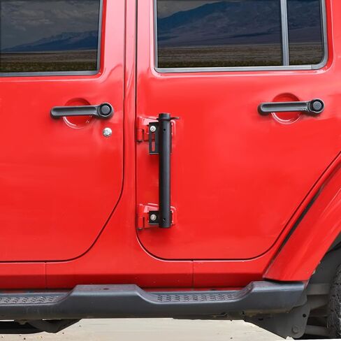 Jimen Fit for Jeep Wrangler TJ JK JKU JL JLU & Gladiator JT, Multi-Function Flag Pole Mount & CB Antenna Bracket Holder in Saudi Arabia