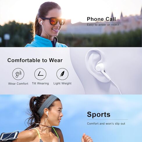 USB C Headphones for iPhone 17/16/15 Pro Max Plus, Type C Earbuds for iPad Pro Air Mini, Earphones for MacBook Series, for Google Pixel, Samsung in Saudi Arabia