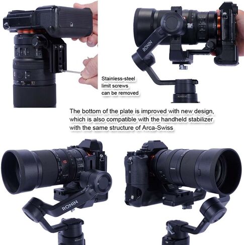 Lens Collar Tripod Mount Ring Compatible with Sony FE 100mm F2.8 Macro GM, 100mm F2.8 STF GM OSS, 24-240mm F3.5-6.3 OSS, 24-105mm F4 G OSS, 24-70mm F2.8 GM/F4 ZA OSS; 24mm F1.4 GM, 16-70mm F4 ZA OSS in Saudi Arabia
