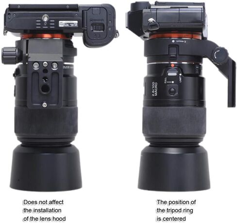 iShoot Metal Tripod Mount Ring Lens Collar Compatible with Sony LA-EA5 Mount Converter Adapter Ring, Lens Support Holder Bracket Bottom is Arca-Swiss Fit Quick Release Plate Feature in Saudi Arabia