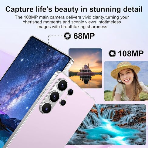I26 Ultra Business 5G Smartphone, Dual SIM, 12GB+512GB, Snapdragon 8 Gen 4, 6.99" Screen, 7000mAh, Android 15, Stylus Pen & Face Unlock (Pink) in Saudi Arabia