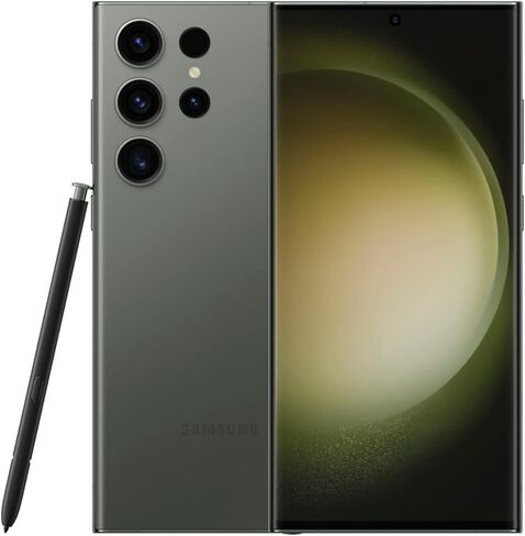Samsung Galaxy S23 Ultra 5G SM-S918B/DS Dual SIM 256GB ROM 8GB RAM GSM Factory Unlocked Global Model (Mobile Cell Phone) (Phantom Green) in Saudi Arabia