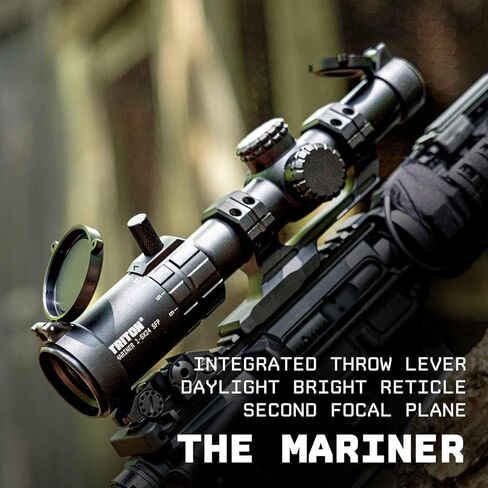 Triton Mariner 1-6x24 المستوى البؤري الثاني SFP LPVO نطاق البندقية - شيفرون CTM2 شبكاني in Saudi Arabia