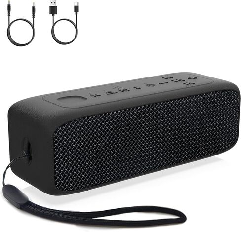 JUOVI Bluetooth Speaker,20W Stereo Sound,Wireless Speaker with Bluetooth 6.0,24H Playtime,IP68 Waterproof Shower Speaker,TWS Pairing, Support TF Card,AUX 3.5mm Input,Speaker for Home,Outdoor,Travel in Saudi Arabia