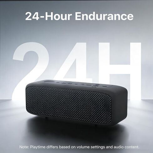 JUOVI Bluetooth Speaker,20W Stereo Sound,Wireless Speaker with Bluetooth 6.0,24H Playtime,IP68 Waterproof Shower Speaker,TWS Pairing, Support TF Card,AUX 3.5mm Input,Speaker for Home,Outdoor,Travel in Saudi Arabia