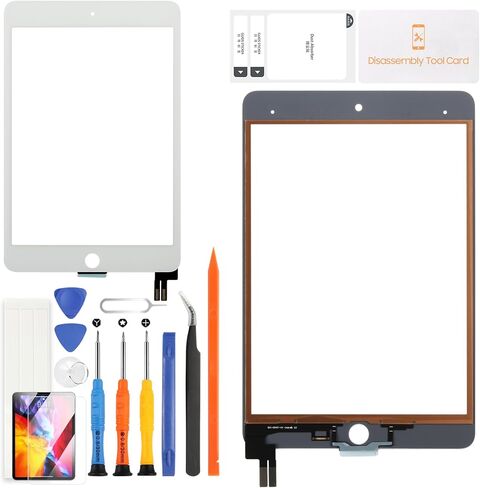A-MIND Touch Screen Digitizer Replacement for iPad Mini 5 5th Generation 2019 7.9 Inch Black Glass Panel Only No LCD Compatible with A2126 A2124 A2133 A2125 (Black) in Saudi Arabia
