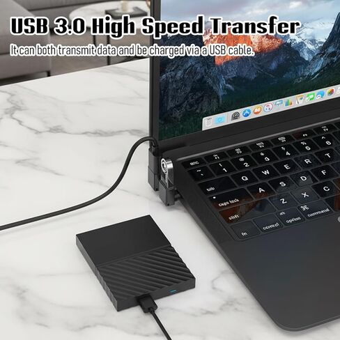 قطعتان من محول USB C إلى USB 90 درجة، زاوية قائمة من النوع C (ذكر) إلى USB-A (أنثى) محول موسع على شكل حرف L يدعم الشحن ونقل البيانات للمركبات وأجهزة الكمبيوتر المكتبية والهواتف الذكية والهاتف والكمبيوتر اللوحي والكمبيوتر المحمول in Kuwait
