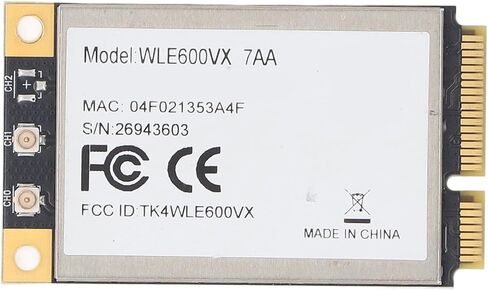 WLE600VX QCA9882 Wireless Card, Dual Band 2.4GHz 5GHz WiFi Module with 867Mbps Speed 80MHz Bandwidth, for Industrial Grade Wireless Router AP in Kuwait