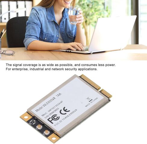 WLE600VX QCA9882 Wireless Card, Dual Band 2.4GHz 5GHz WiFi Module with 867Mbps Speed 80MHz Bandwidth, for Industrial Grade Wireless Router AP in Kuwait