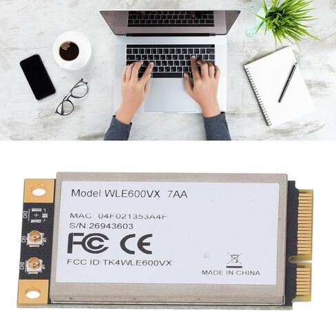 WLE600VX QCA9882 Wireless Card, Dual Band 2.4GHz 5GHz WiFi Module with 867Mbps Speed 80MHz Bandwidth, for Industrial Grade Wireless Router AP in Kuwait