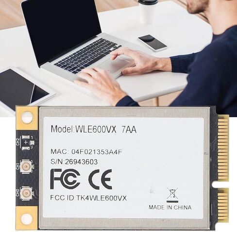 WLE600VX QCA9882 Wireless Card, Dual Band 2.4GHz 5GHz WiFi Module with 867Mbps Speed 80MHz Bandwidth, for Industrial Grade Wireless Router AP in Kuwait