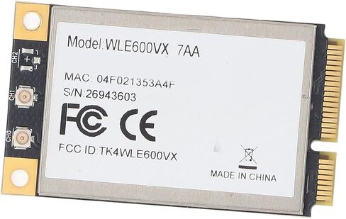 WLE600VX QCA9882 Wireless Card, Dual Band 2.4GHz 5GHz WiFi Module with 867Mbps Speed 80MHz Bandwidth, for Industrial Grade Wireless Router AP in Kuwait