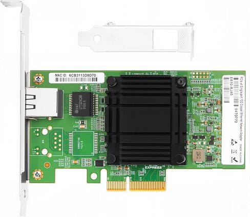 لـ Intel E610 PCIe x4 1 * RJ45 Port 10Gbase-T محول شبكة إيثرنت 10Gb LAN بطاقة دعم Windows Server/Windows/Linux/VMware/ESX in Kuwait