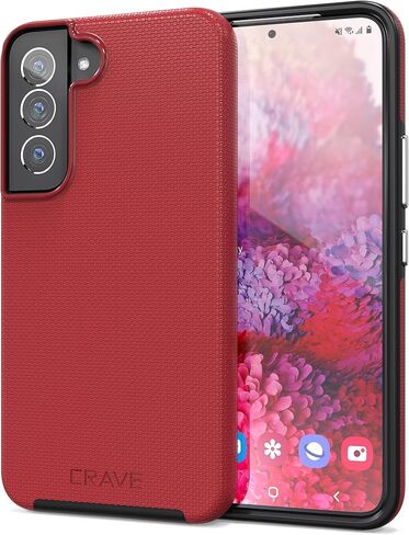 Crave for Galaxy S21 Case, Shockproof Protection Dual Layer Case for Samsung Galaxy S21 5G (6.2 inch) - Forest Green in Saudi Arabia