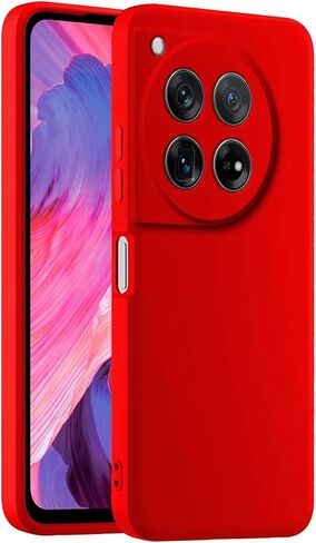 Colorful Silicone Phone Case Cover, Suitable for OnePlus 12R / OnePlus Ace 3 (6.78") - Black in Kuwait