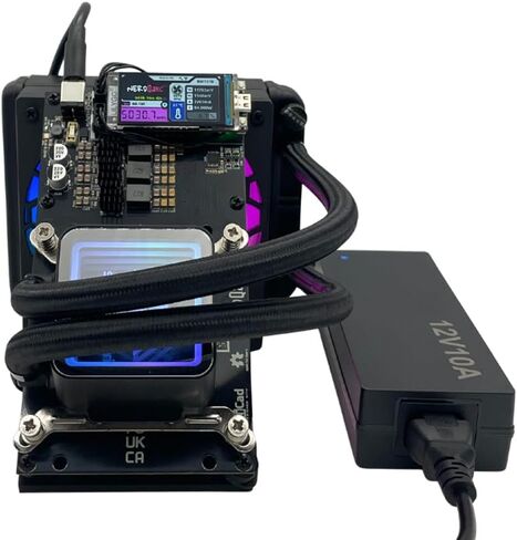 NerdQaxe++ Hydro 4.8TH/s±5% 78W BTC Miner 15J/Th 4*BM1370 ASIC Chips، آلة التشفير عامل منجم مفتوح المصدر مع PSU in Saudi Arabia