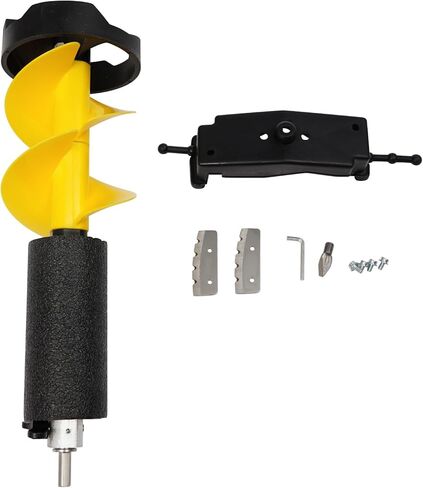 Ice Auger Bit, 6'' Ice Augers for Ice Fishing, Ice Fishing Auger with Blade Protective Cover in Saudi Arabia