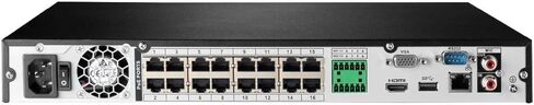 Lorex Technology N4K3-1612WD 16 Channel 3TB 4K Fusion NVR System with Twelve 4K (8MP) IP Dome Cameras with Listen-in Audio, 130ft Night Vision, Color Night Vision,12 Dome in Saudi Arabia