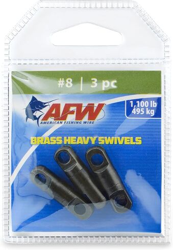 Heavy-Duty Strength – Built for Extreme Conditions, These Brass swivels Offer Superior Durability and high Break Strengths up to 1,100 lbs, Ideal for Big Game Fishing and Tough Applications in Saudi Arabia