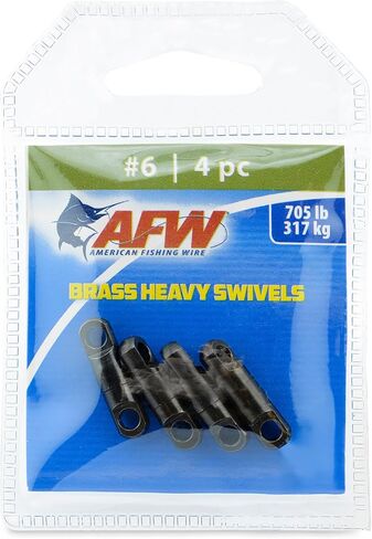 Heavy-Duty Strength – Built for Extreme Conditions, These Brass swivels Offer Superior Durability and high Break Strengths up to 1,100 lbs, Ideal for Big Game Fishing and Tough Applications in Kuwait