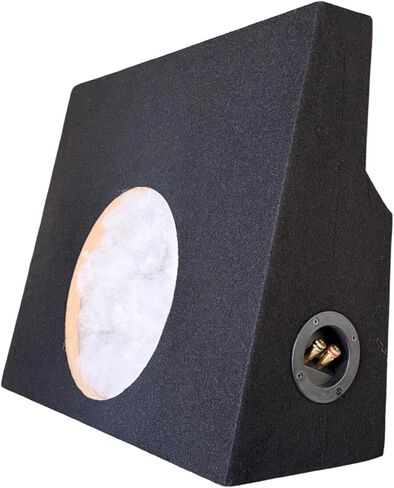Single 10" Sealed Subwoofer Enclosure Compatible with 2005-2023 Tacoma Double Cab - Behind the Pasenger Seat in Saudi Arabia