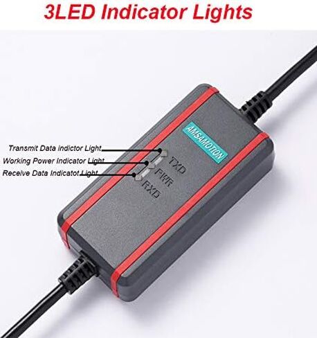 AMSAMOTION FX-USB-AW لسلسلة Mitsubishi FX1N/2N/FX3UC/FX3G كابل برجمة PLC رقاقة FTDI in Kuwait