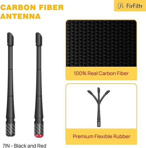 7IN Short Antenna for Jeep Wrangler All Models 2007-2026 & Jeep Gladiator 2020-2026,Truck Antenna for Jeep Wrangler Accessories Flexible Rubber Replacement Antenna(Black, 7 inch) in Saudi Arabia