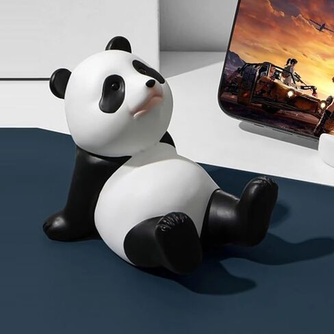 Cartoon Panda Mobile Phone Holder Stand for Home Office Decoration Tabletop Phones Tablet Lazy Bracket,B (9.5 * 10cm) in Saudi Arabia