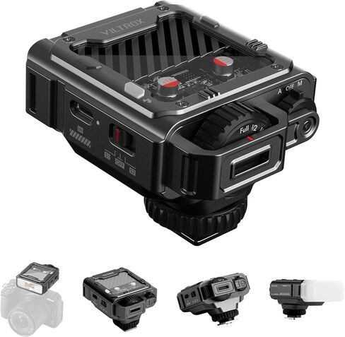 فلاش كاميرا VILTROX Spark Z3-C TTL Speedlite لكاميرا Canon، GN16 6500K فلاش على الكاميرا مع 7 مستويات طاقة، 650 ومضة طاقة كاملة، مخرج 26 وات، إعادة تدوير 1 ثانية، بطارية ليثيوم أيون 3.7 فولت/1800 مللي أمبير في الساعة، صندوق ناعم (رمادي) in Kuwait