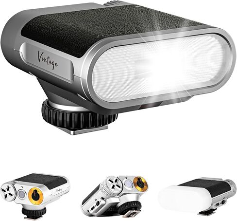 فلاش كاميرا VILTROX Spark Z3-C TTL Speedlite لكاميرا Canon، GN16 6500K فلاش على الكاميرا مع 7 مستويات طاقة، 650 ومضة طاقة كاملة، مخرج 26 وات، إعادة تدوير 1 ثانية، بطارية ليثيوم أيون 3.7 فولت/1800 مللي أمبير في الساعة، صندوق ناعم (رمادي) in Saudi Arabia