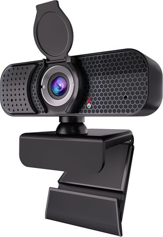 4K Webcam with Autofocus & Tripod, Camera for PC Laptop with Dual Microphone, USB Computer Camera with Low Light Correction, Auto White Balance, Video Camera for Streaming, Meetings, Office, Zoom in Saudi Arabia