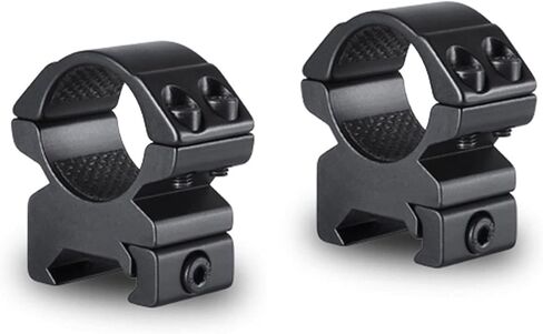 HAWKE Vantage IR 4-12x40 AO IR Riflescope، 1 بوصة، Rimfire .22WMR مع حلقات نطاق ويفر متوسطة الحجم 1 بوصة (14242+22113) in Saudi Arabia