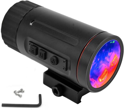 Thermal Imaging Monocular Scope 9mm Lens, 320×256 IR Thermal Night Vision, Handheld & Rifle Mounted Dual-Use, 50Hz Refresh Rate, Quick Detach Picatinny Mount for Hunting & Outdoor Observation in Saudi Arabia