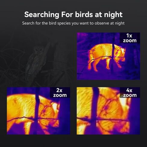 Thermal Imaging Monocular Scope 9mm Lens, 320×256 IR Thermal Night Vision, Handheld & Rifle Mounted Dual-Use, 50Hz Refresh Rate, Quick Detach Picatinny Mount for Hunting & Outdoor Observation in Saudi Arabia