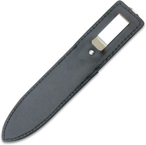 GIL HIBBEN Knives Double Edge Boot Knife with Leather Belt Sheath - 5Cr15 Steel Blade, Pakkawood Handle, Stainless Steel Guard and Pommel, Functional Collectible, for Daily Carry - Length 10 3/8" in Saudi Arabia