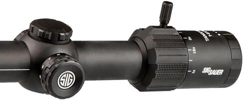 SIG SAUER Tango-MSR LPVO 1-6X24 30mm Tube F2 / المستوى البؤري الثاني Riflescope مع Hellfire مضيئة FL-6 شبكاني - متين مقاوم للماء ومضاد للضباب نطاق بندقية صيد سوداء - أغطية العدسات متضمنة in Saudi Arabia