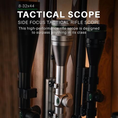 Mueller Optics, 8-32x44 Side Focus Rifle Scopes - Eye Relief 4" - Length 16.25" - Tube Size 30mm - Waterproof and Fog-Proof in Saudi Arabia