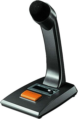 ميكروفون الترحيل PM-660U من TOA Electronics، مقاومة 600 أوم، حساسية -58 ديسيبل، استجابة تردد 100 هرتز - 10 كيلو هرتز، مفتاح حديث قصير مع رافعة قفل أو مفتاح اتصال من النوع المفتوح in Saudi Arabia
