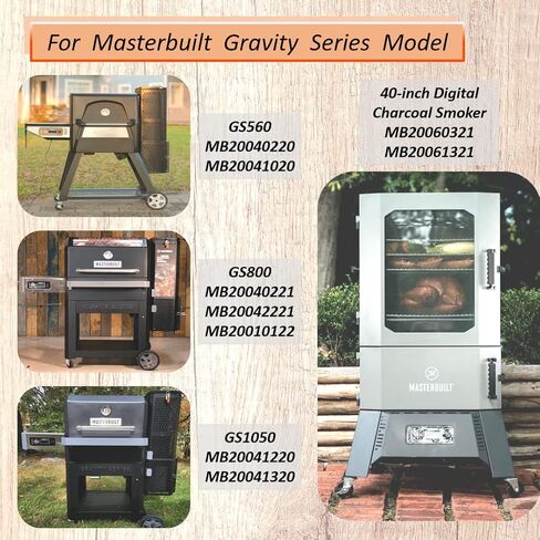 9004190216 - محول الطاقة لسلسلة الجاذبية Masterbuilt 560/800/1050 XL شواية الفحم الرقمية والمدخن، مزود طاقة سلسلة الجاذبية مع سلك طويل 15 قدمًا in Kuwait