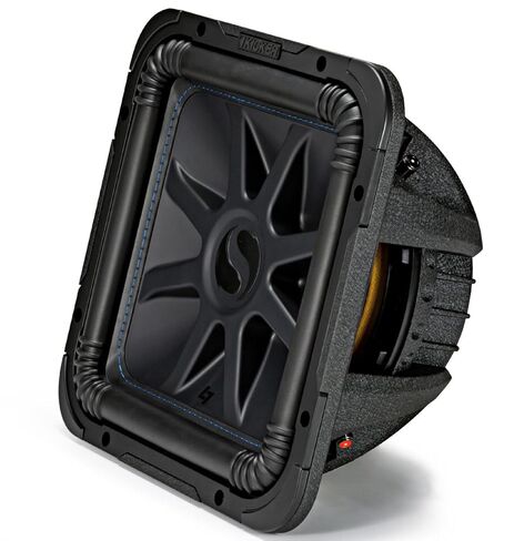 Harmony Audio Kicker (2) L7S12 حزمة صوت السيارة Solo-Baric 12 Subwoofer Square L7 Sub 44L7S122 مع مضخم صوت Harmony HA-A1500.1 ومجموعة مضخم الصوت in Kuwait