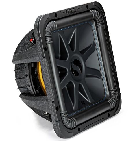 Harmony Audio Kicker (2) L7S12 حزمة صوت السيارة Solo-Baric 12 Subwoofer Square L7 Sub 44L7S122 مع مضخم صوت Harmony HA-A1500.1 ومجموعة مضخم الصوت in Kuwait