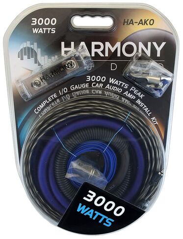 Harmony Audio Kicker (2) L7S12 حزمة صوت السيارة Solo-Baric 12 Subwoofer Square L7 Sub 44L7S122 مع مضخم صوت Harmony HA-A1500.1 ومجموعة مضخم الصوت in Kuwait